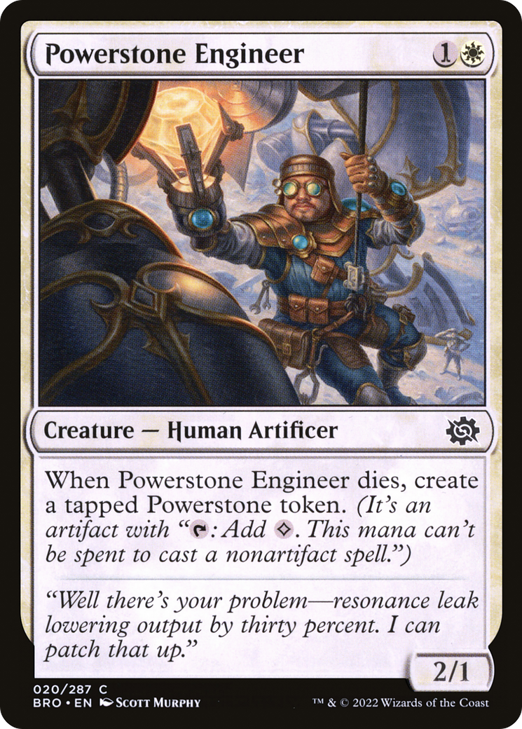 Powerstone Engineer (020) Foil - The Brothers' War