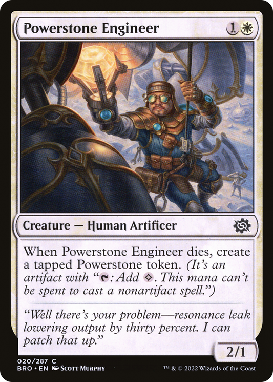 Powerstone Engineer (020) Foil - The Brothers' War