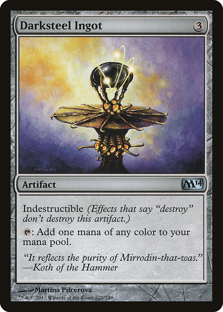 Darksteel Ingot (207) Foil - Magic 2014