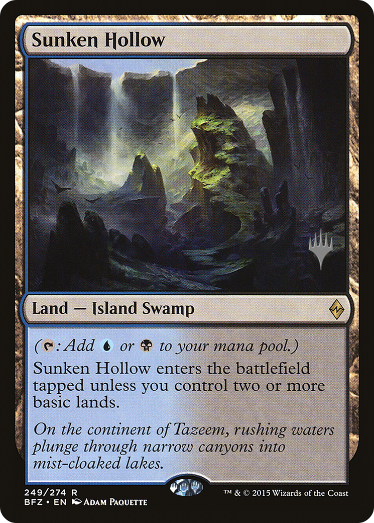 Sunken Hollow - Battle for Zendikar Promos