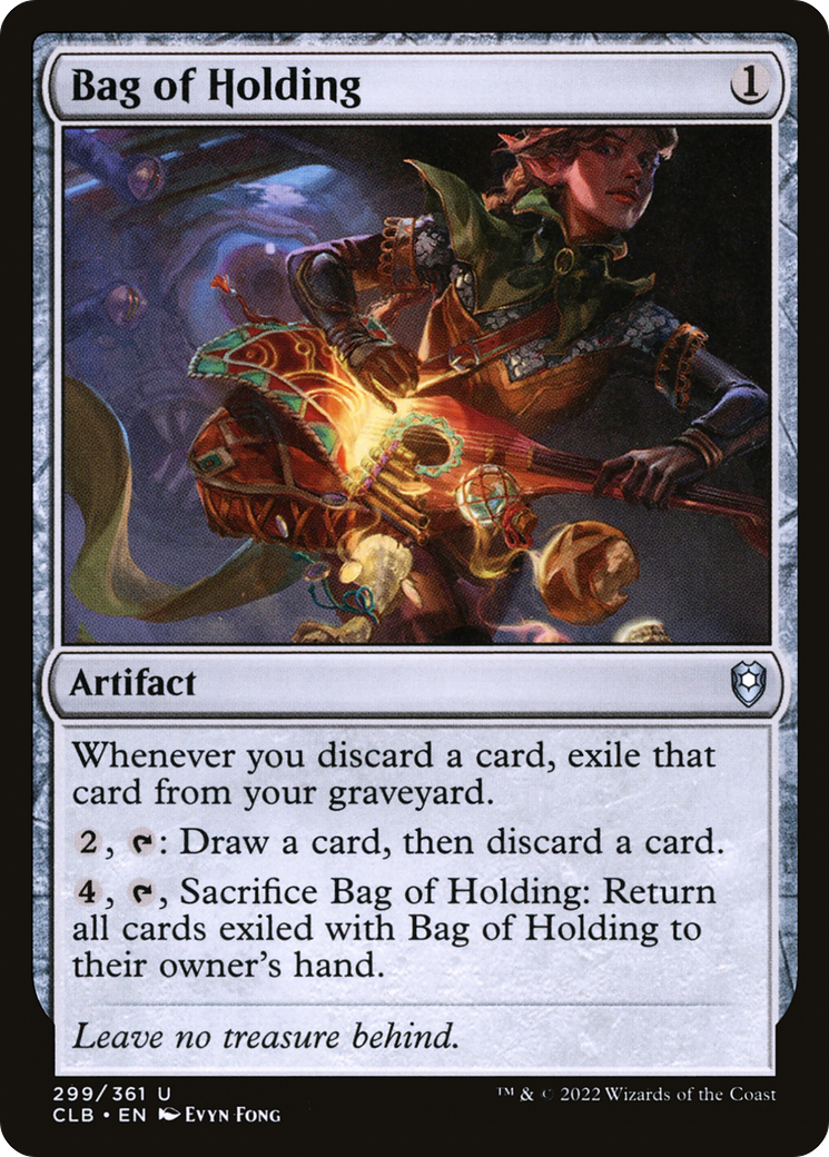 Bag of Holding [Commander Legends: Battle for Baldur's Gate] | Silver Goblin