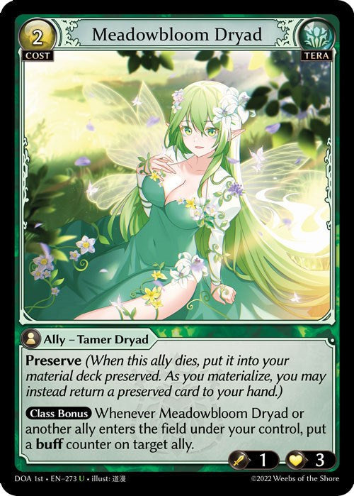 Meadowbloom Dryad (273) [Dawn of Ashes: 1st Edition] Foil