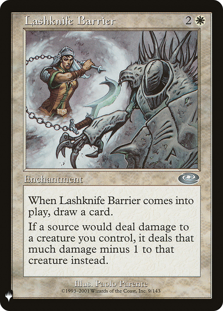 Lashknife Barrier (Retro) (PLS-9) - The List