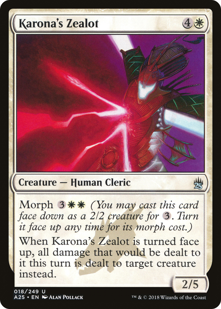 Karona's Zealot (018) - Masters 25