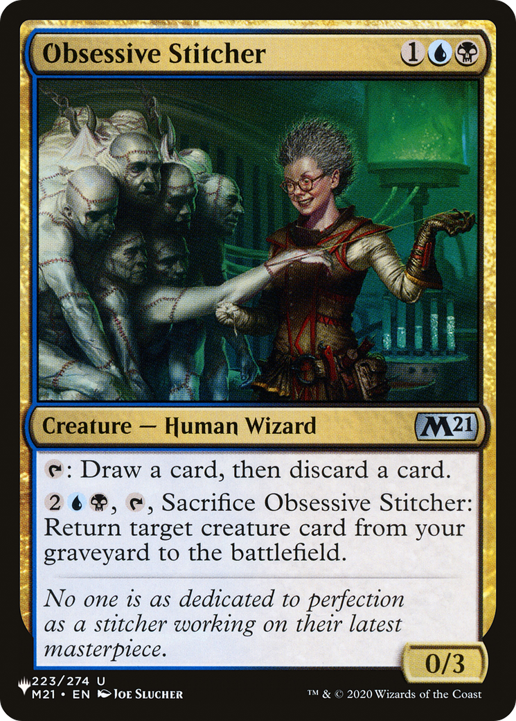 Obsessive Stitcher (M21-223) - The List