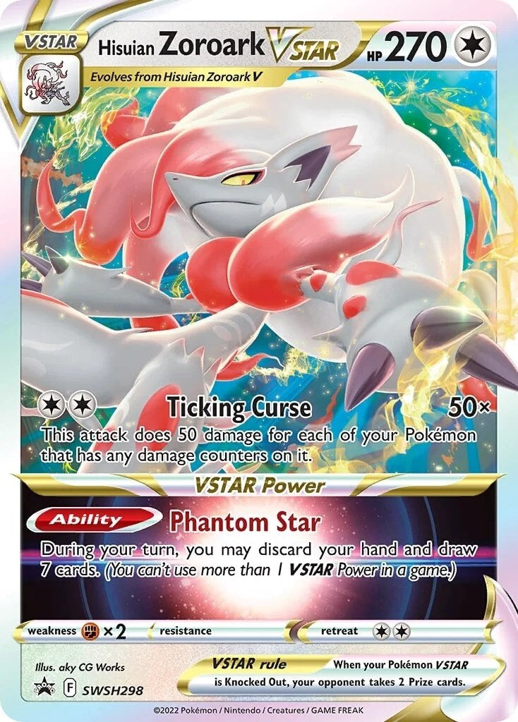 Hisuian Zoroark VSTAR (SWSH298) (Jumbo Card) [Sword & Shield: Lost Origin] | Silver Goblin