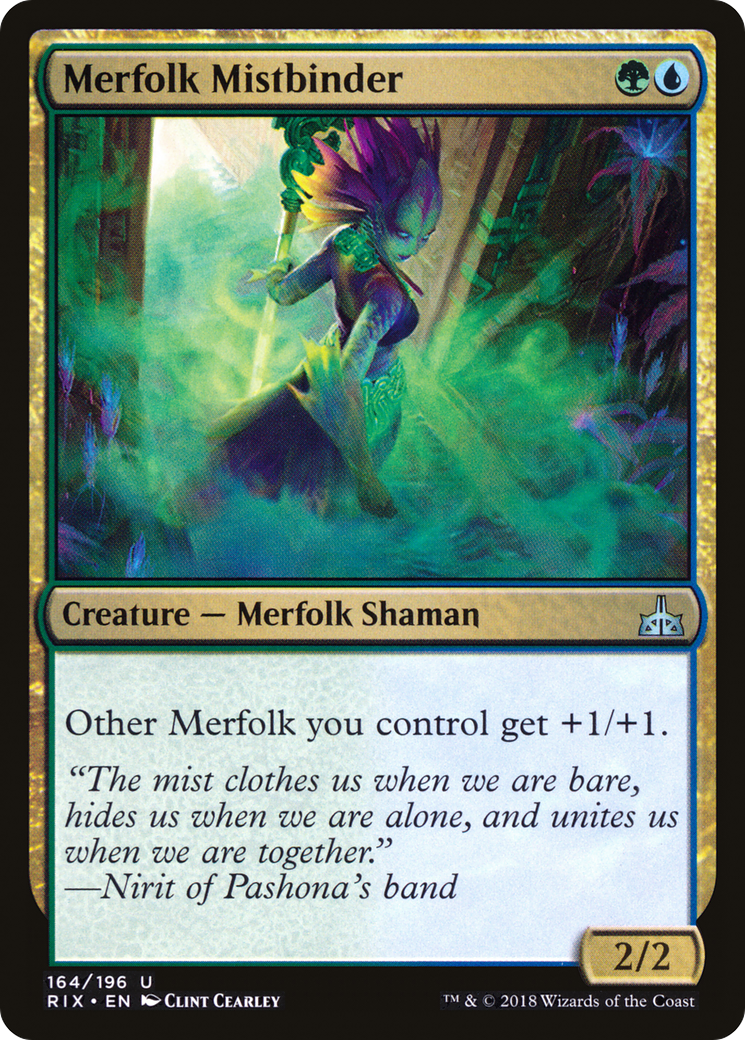 Merfolk Mistbinder (164) - Rivals of Ixalan