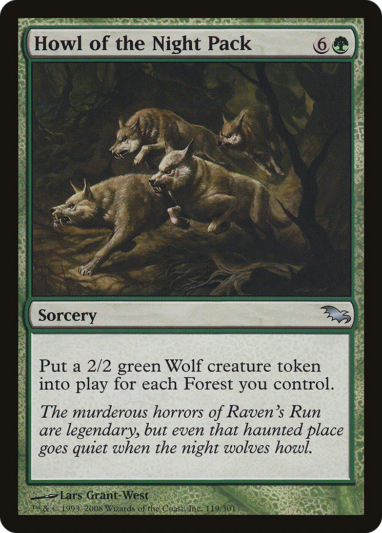 Howl of the Night Pack (119) - Shadowmoor