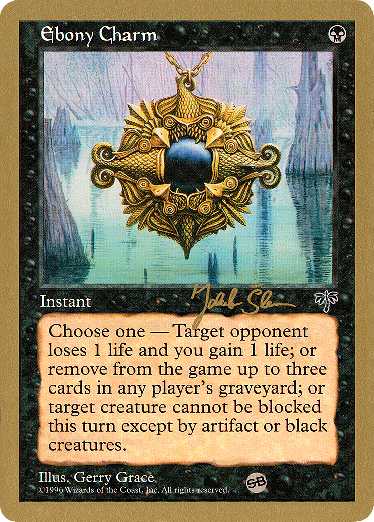 Ebony Charm (Retro) (js120sb) - World Championship Decks 1997