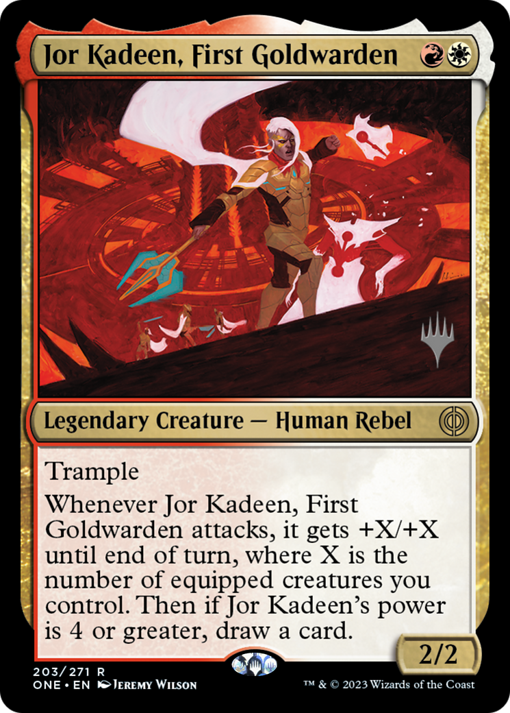 Jor Kadeen, First Goldwarden (203) - Phyrexia: All Will Be One Promos
