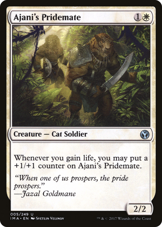 Ajani's Pridemate [Iconic Masters] Foil