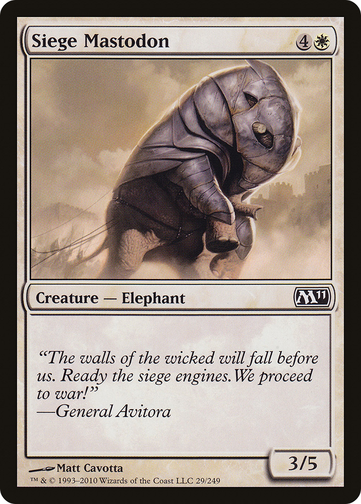 Siege Mastodon (029) - Magic 2011