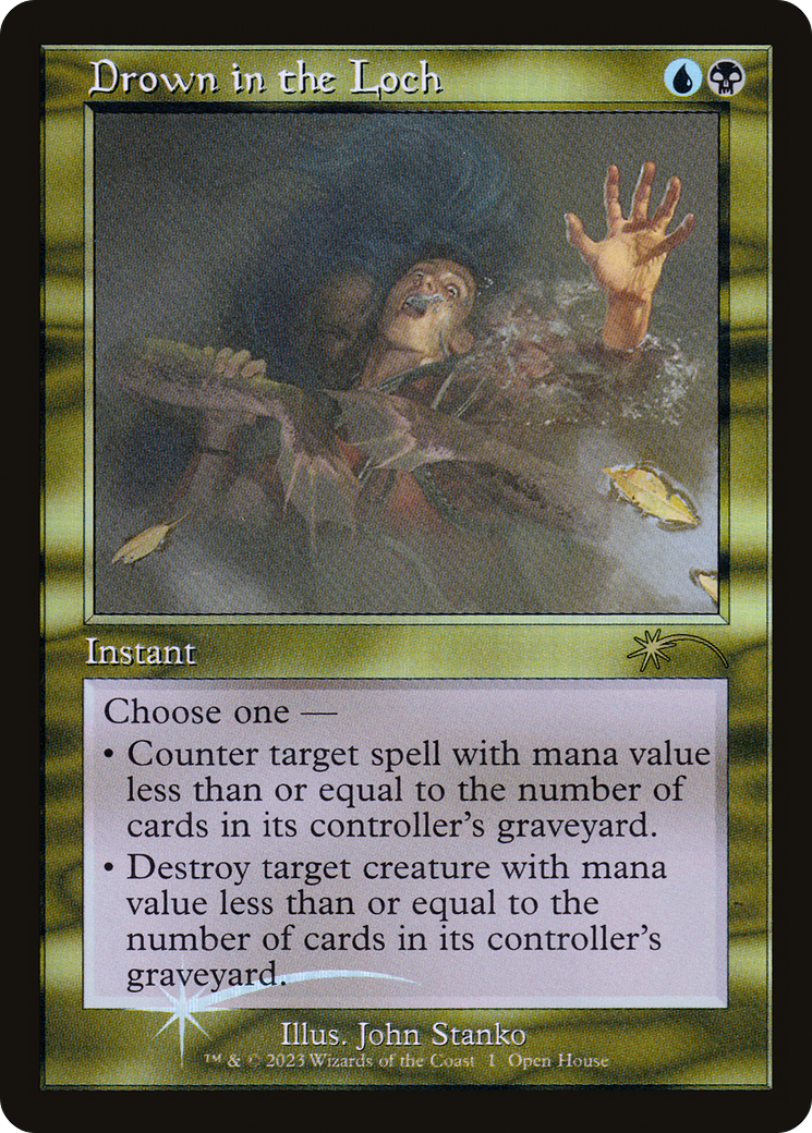 Drown in the Loch (Retro) (004) Foil - Wizards Play Network 2023