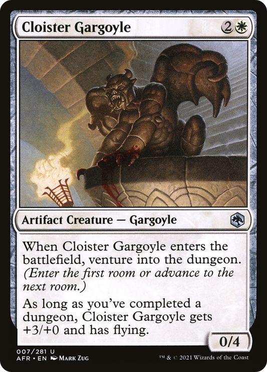 Cloister Gargoyle (007) - Adventures in the Forgotten Realms