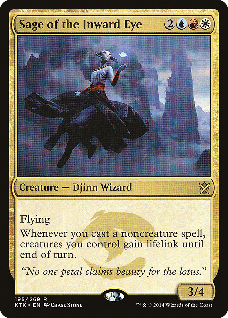 Sage of the Inward Eye (195) Foil - Khans of Tarkir