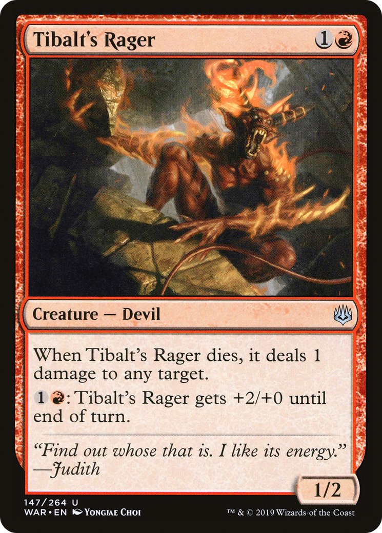 Tibalt's Rager (147) - War of the Spark