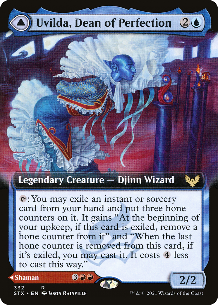 Uvilda, Dean of Perfection (Extended Art) (332) Foil - Strixhaven: School of Mages