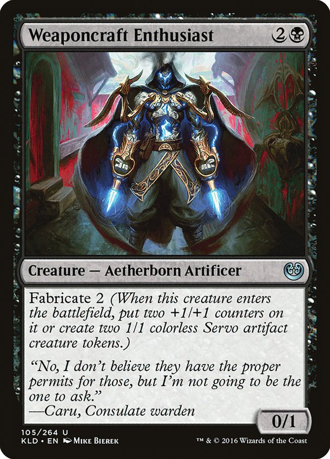 Weaponcraft Enthusiast [Kaladesh] | Silver Goblin