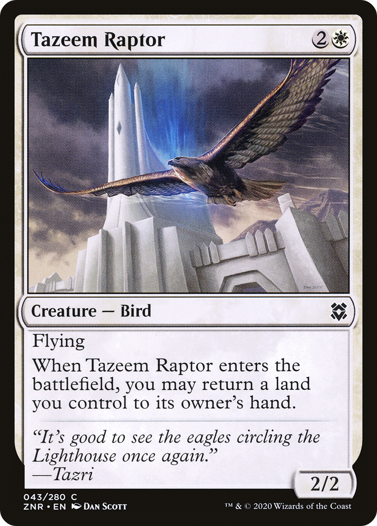 Tazeem Raptor (043) - Zendikar Rising