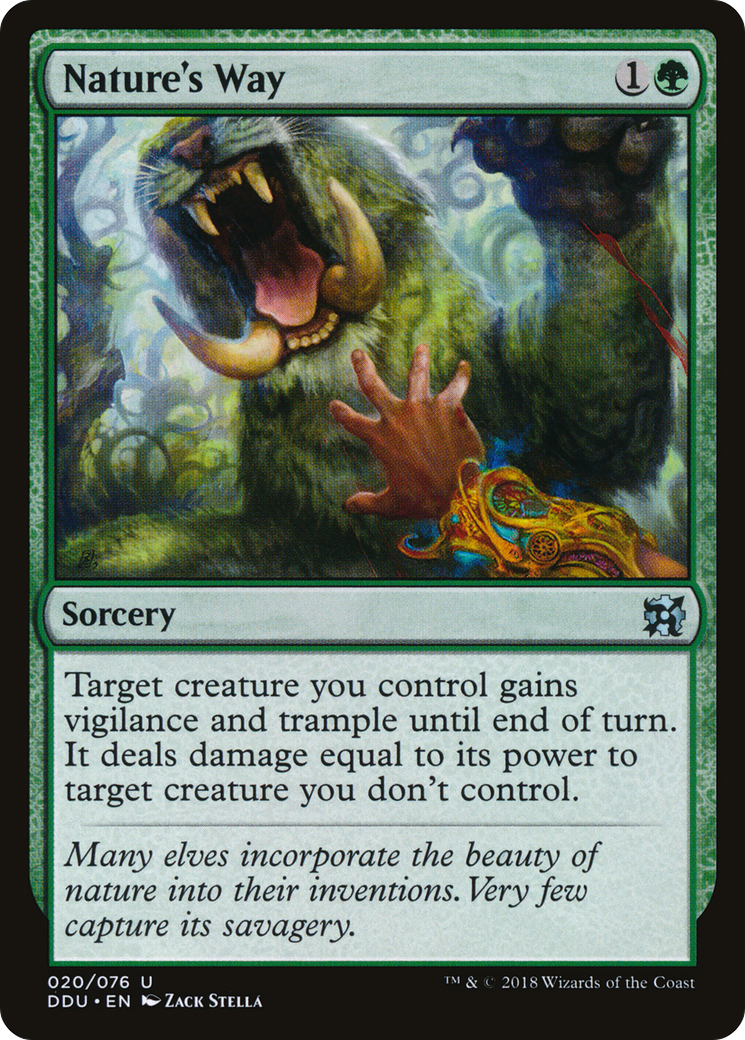 Nature's Way (020) - Duel Decks: Elves vs. Inventors