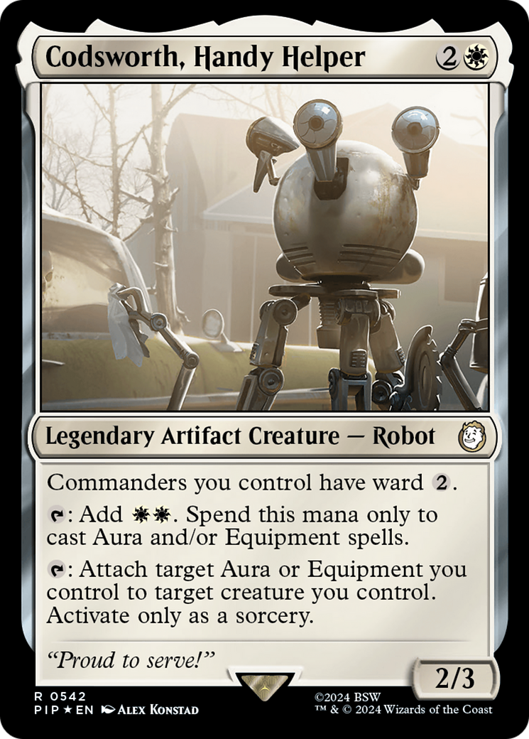 Codsworth, Handy Helper (542) Surge Foil - Fallout