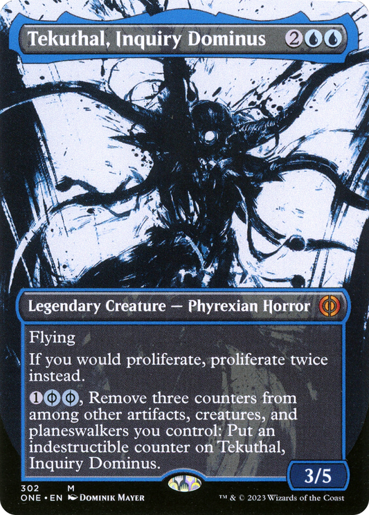 Tekuthal, Inquiry Dominus (Borderless Ichor) [Phyrexia: All Will Be One] Foil