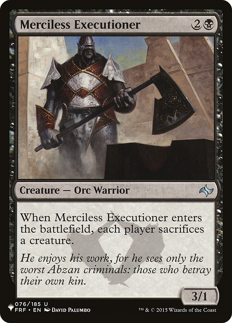 Merciless Executioner [The List] | Silver Goblin