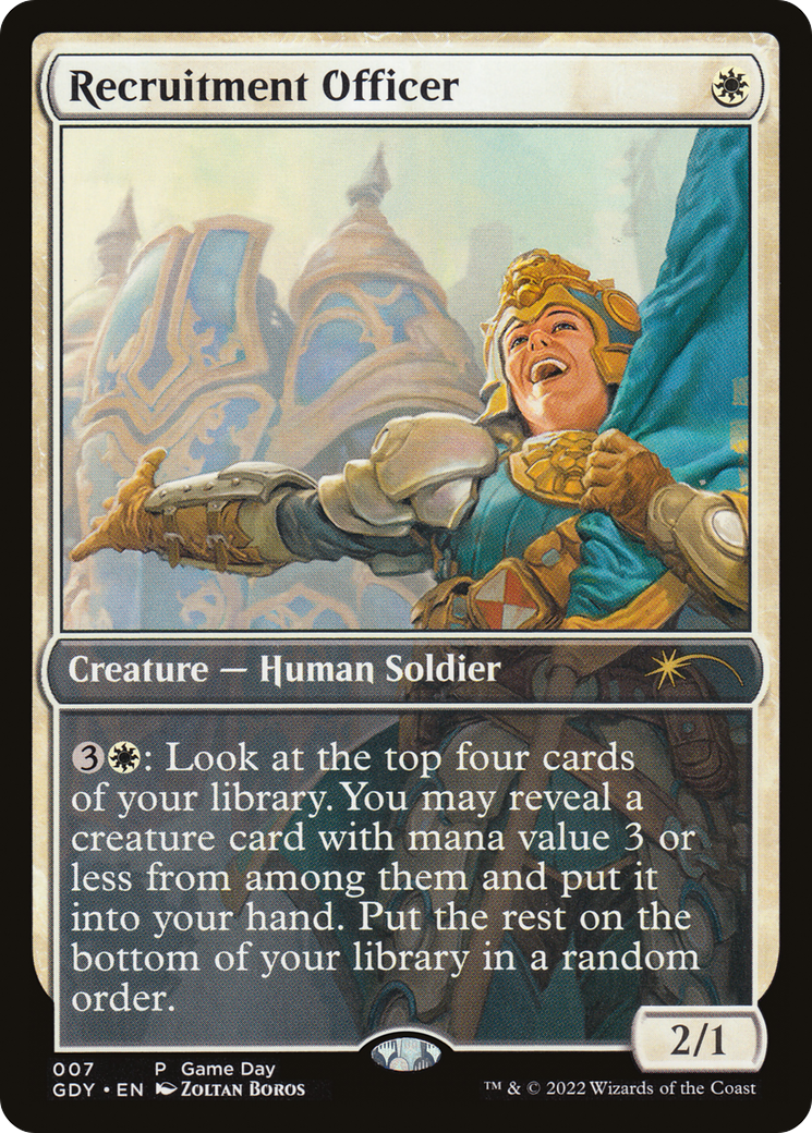 Recruitment Officer (007) - Game Day Promos