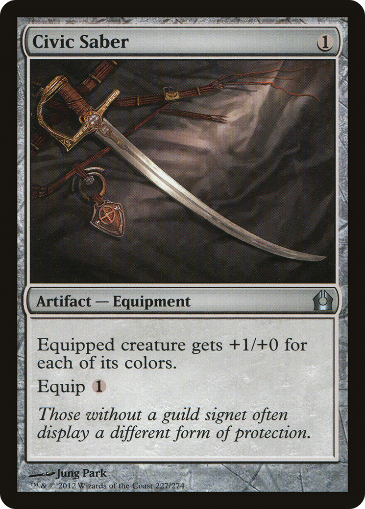 Civic Saber (227) - Return to Ravnica