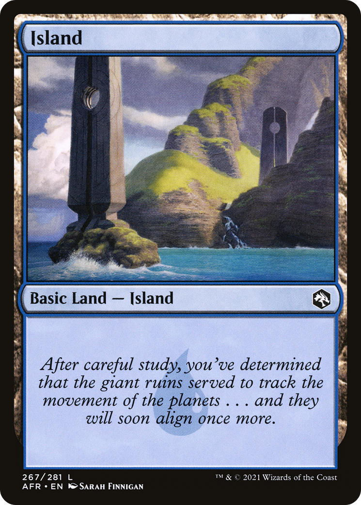 Island (267) [Dungeons & Dragons: Adventures in the Forgotten Realms] Foil