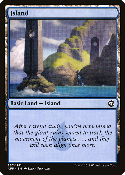 Island (267) [Dungeons & Dragons: Adventures in the Forgotten Realms] Foil