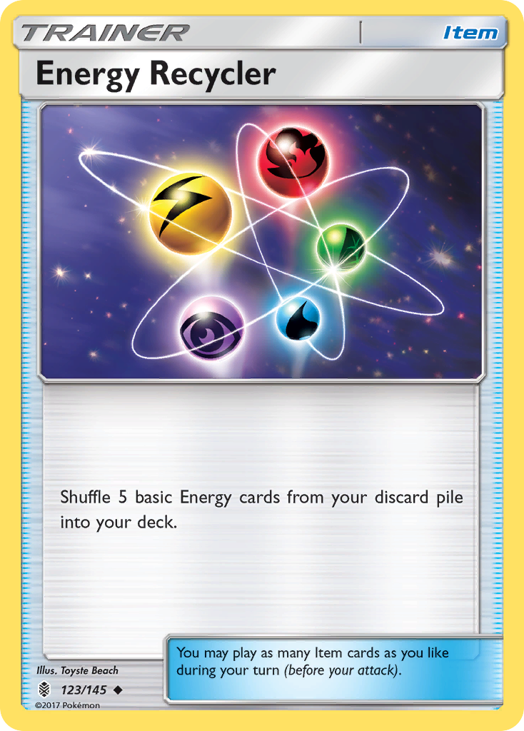 Energy Recycler (123/145) [Sun & Moon: Guardians Rising] | Silver Goblin