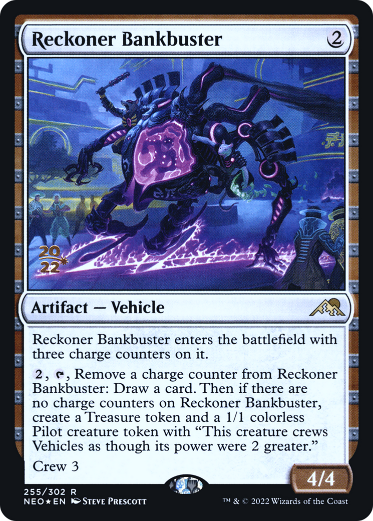 Reckoner Bankbuster (255) Foil - Kamigawa: Neon Dynasty Promos