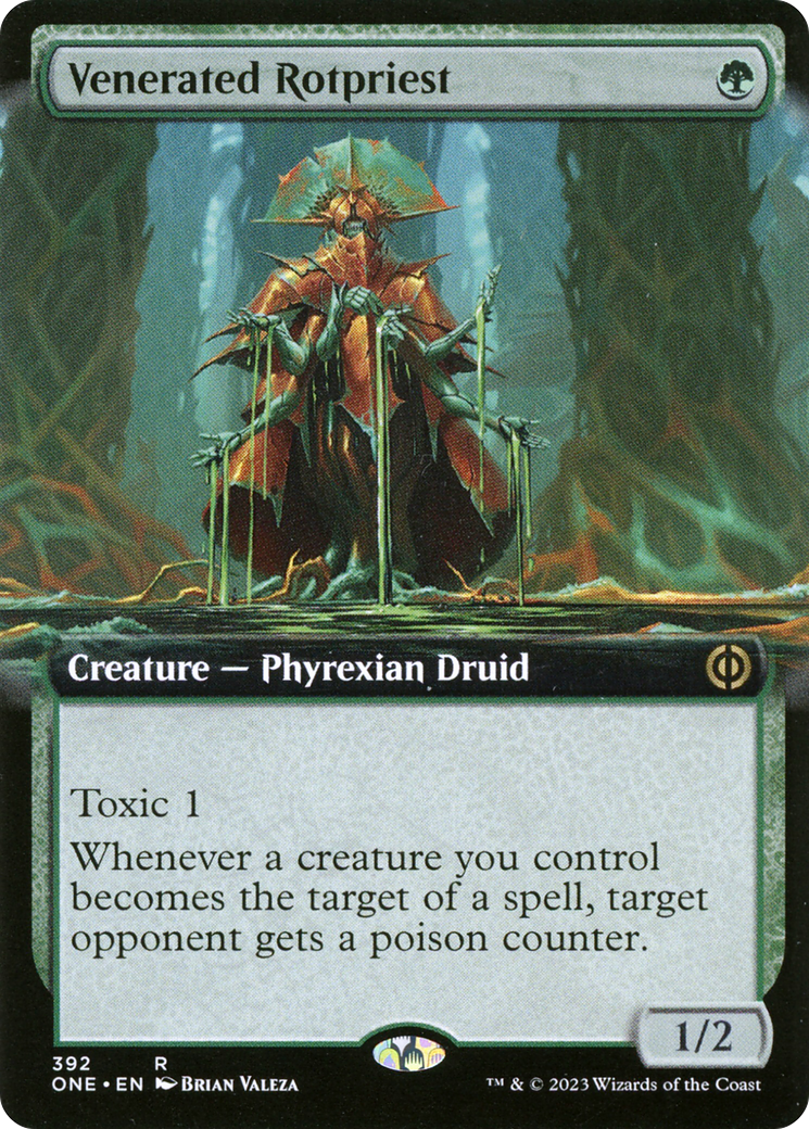Venerated Rotpriest (Extended Art) (392) Foil - Phyrexia: All Will Be One