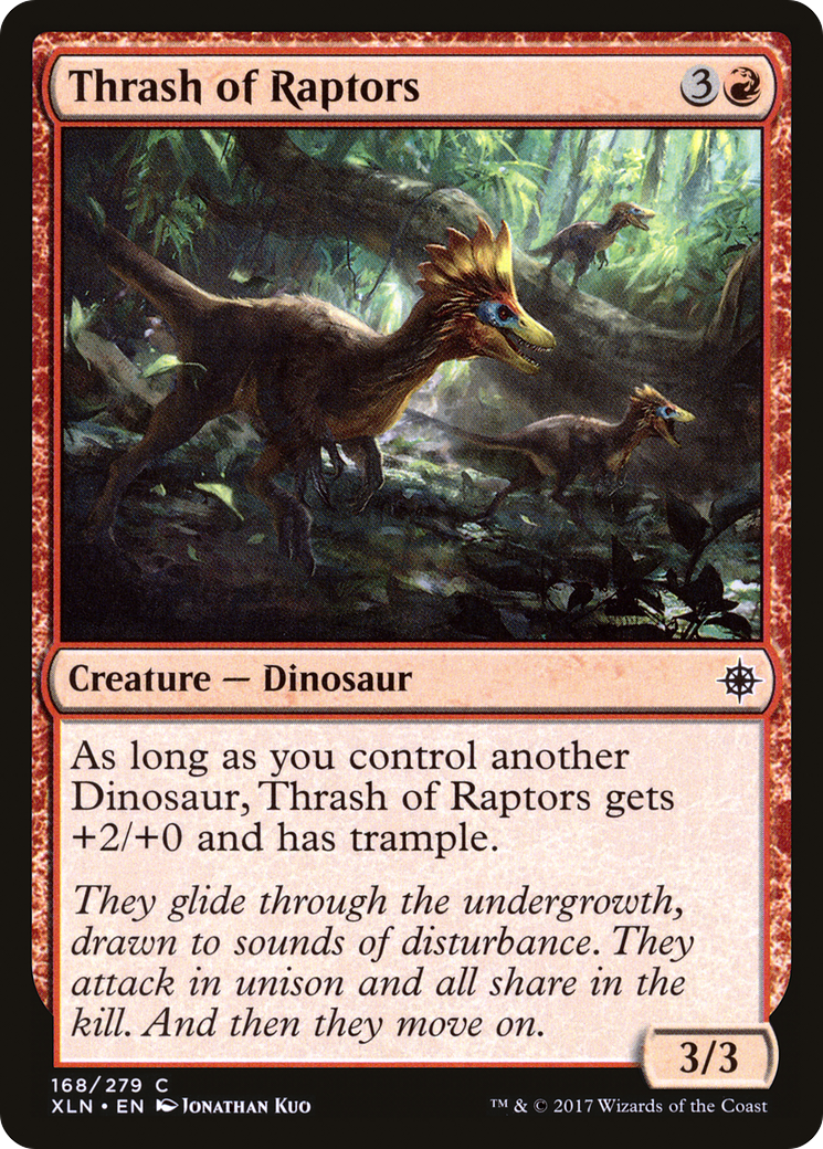 Thrash of Raptors (168) Foil - Ixalan
