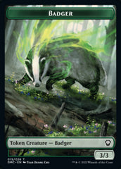 Soldier // Badger Double-Sided Token [Dominaria United Tokens] | Silver Goblin