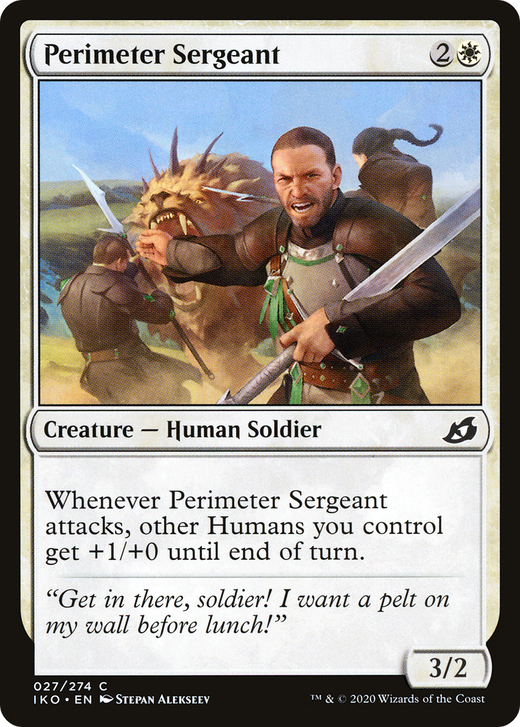 Perimeter Sergeant (027) Foil - Ikoria: Lair of Behemoths