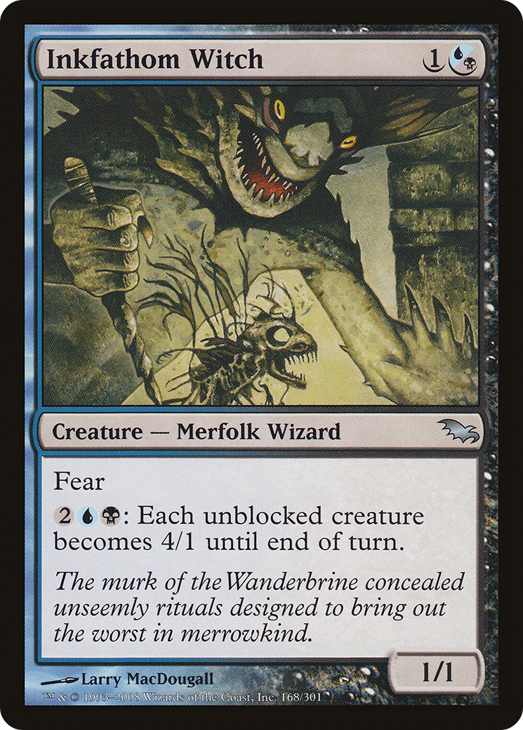 Inkfathom Witch (168) - Shadowmoor