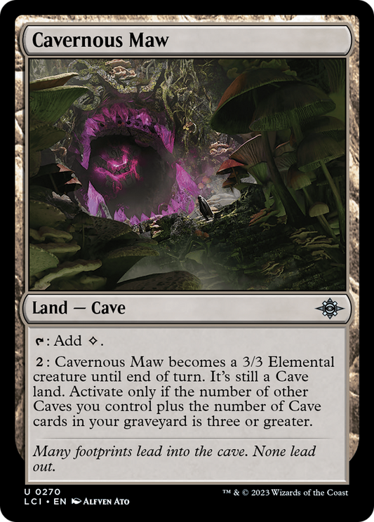 Cavernous Maw [The Lost Caverns of Ixalan] Foil