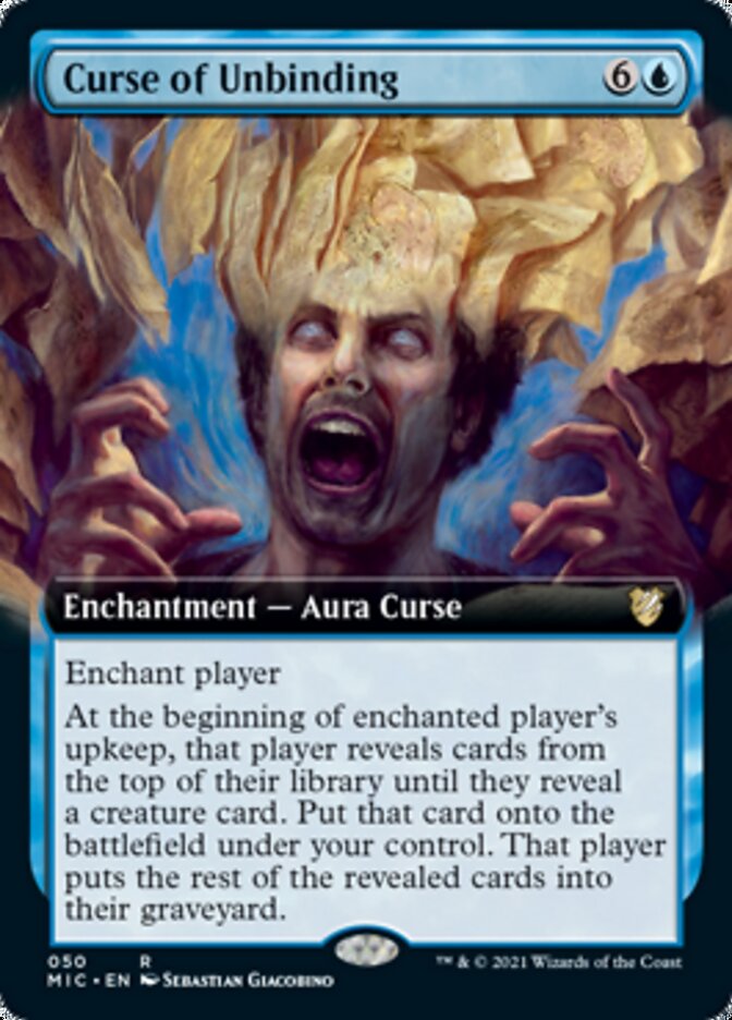 Curse of Unbinding (Extended Art) [Innistrad: Midnight Hunt Commander] | Silver Goblin