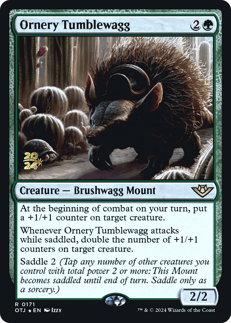 Ornery Tumblewagg [Outlaws of Thunder Junction Prerelease Promos] | Silver Goblin