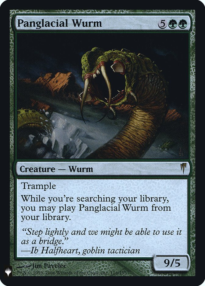 Panglacial Wurm [Mystery Booster] | Silver Goblin