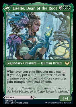 Valentin, Dean of the Vein // Lisette, Dean of the Root [Strixhaven: School of Mages] Foil