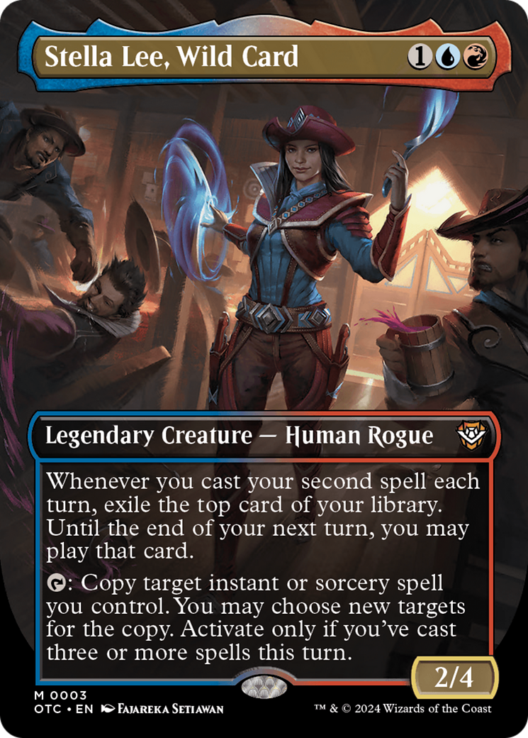 Stella Lee, Wild Card (Borderless) (003) - Outlaws of Thunder Junction Commander