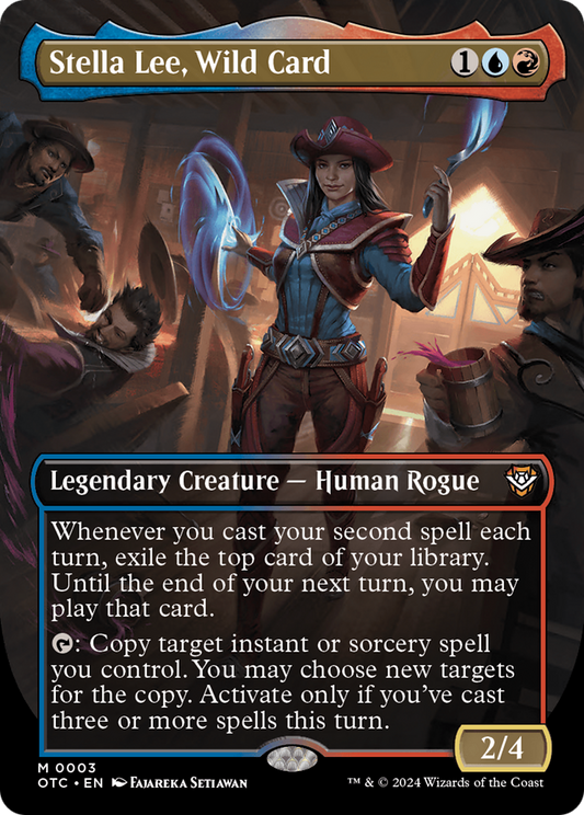 Stella Lee, Wild Card (Borderless) (003) - Outlaws of Thunder Junction Commander