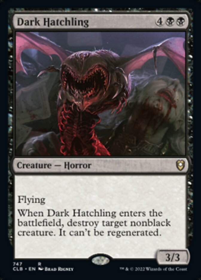 Dark Hatchling [Commander Legends: Battle for Baldur's Gate] | Silver Goblin