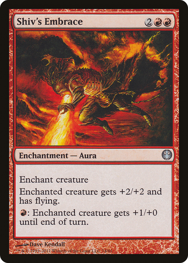 Shiv's Embrace (074) - Duel Decks: Knights vs. Dragons