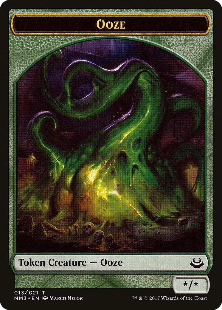 Ooze Token [Modern Masters 2017 Tokens] | Silver Goblin