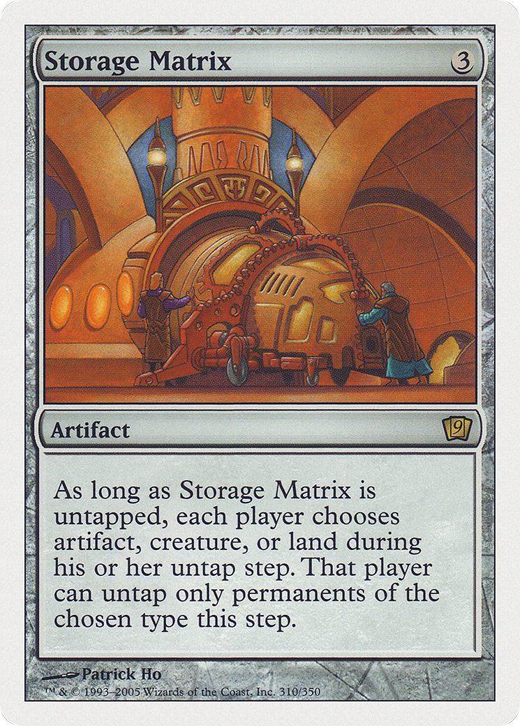 Storage Matrix (310) - Ninth Edition