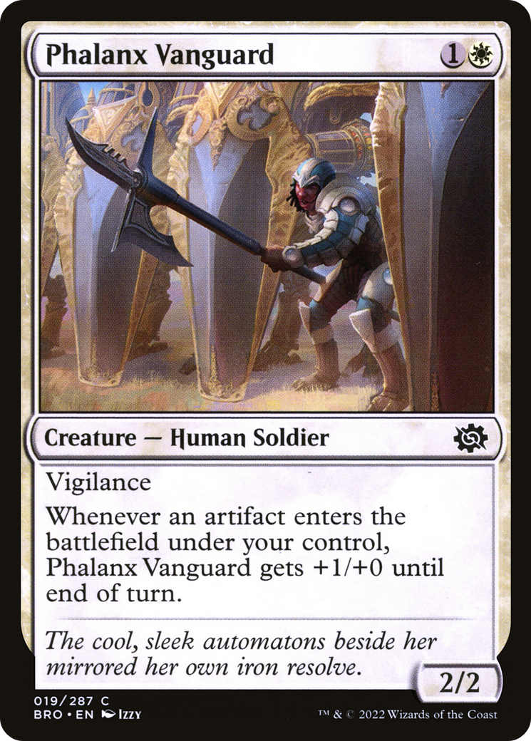 Phalanx Vanguard (019) Foil - The Brothers' War